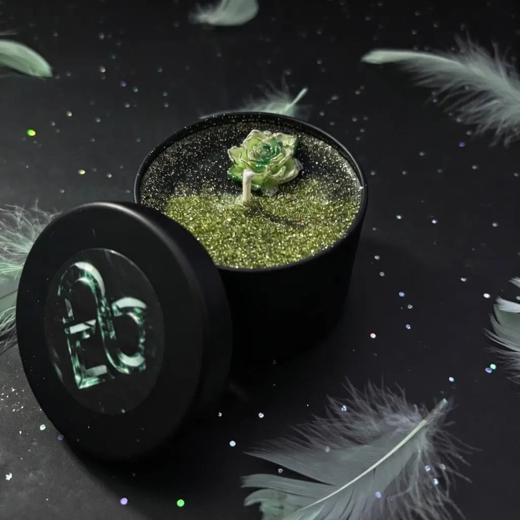 Bougie Artisanale Halal – Mystique Nocturne Qalam Al Imane