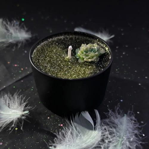 Bougie Artisanale Halal – Mystique Nocturne Qalam Al Imane